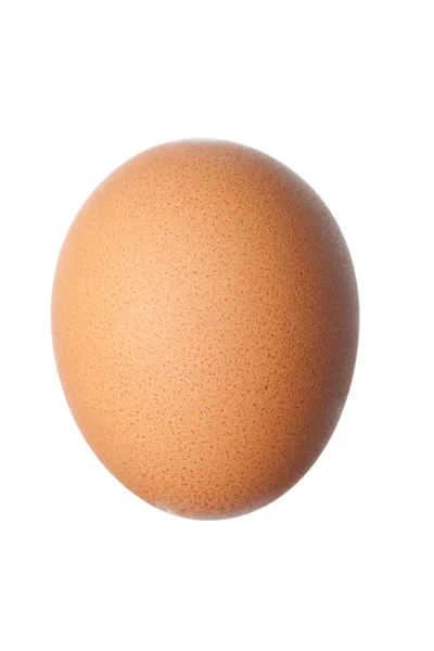 Primer plano de huevo aislado sobre fondo blanco — Foto de Stock