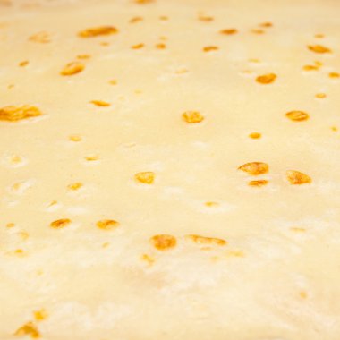 Krep yığını güzel closeup kızarmış