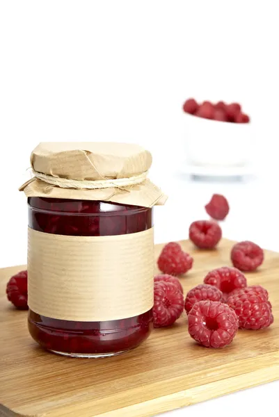 Raspberries Jam — Stock Photo, Image