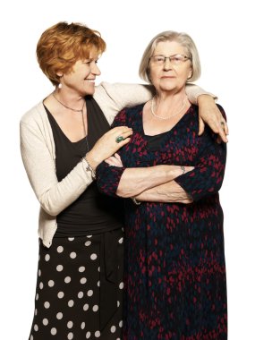 Anne ve kızı.