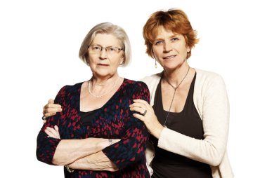 Anne ve kızı.