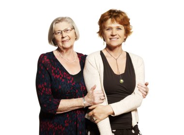 Anne ve kızı.