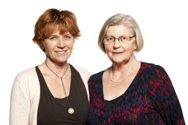 Anne ve kızı.
