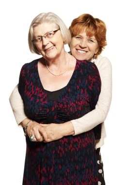 Anne ve kızı.