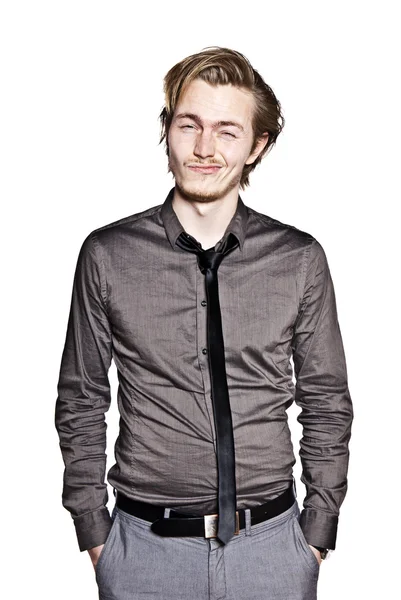 genç adam ifade portre