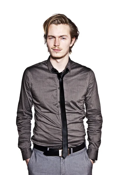 genç adam ifade portre