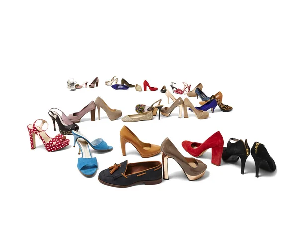 Ampia selezione di scarpe — Foto Stock