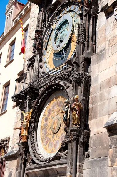 Clock in prague — Stock Photo, Image