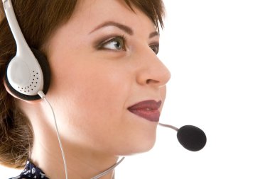 Telefonla Yardım gülümseyen kız