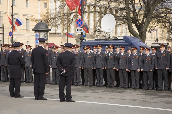 Police officers of the city of St. Petersburg. — Stock Photo, Image