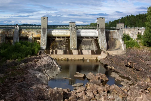 View of a hydroelectric power station — Stock Photo, Image