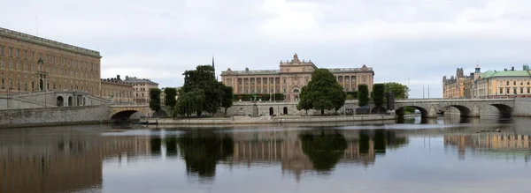 Панорама міської набережної — стокове фото