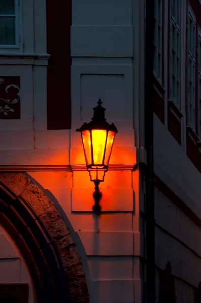 Streetlight em Praga — Fotografia de Stock