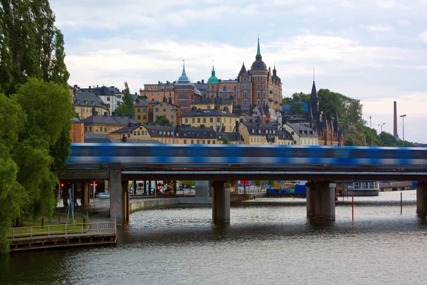 Метро в Стокгольме — стоковое фото