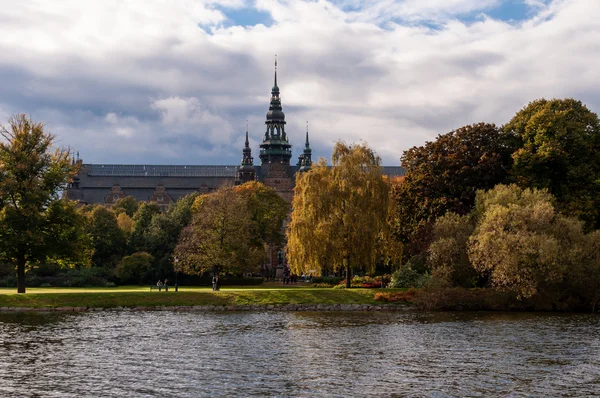 Veduta dell'argine di Stoccolma, Svezia — Foto Stock