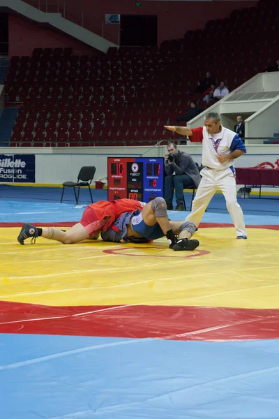 Le tournoi international sur sambo à Saint-Pétersbourg en Février — Photo