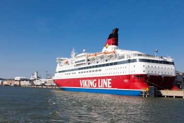 Helsinki, Finlandiya-Mart 29: feribot viking line t demirleyen