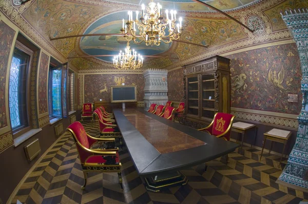 Interiör kontor i slotten av prince volkov-Jusupov, Moskva — Stockfoto