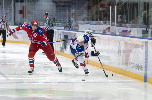 Hokey maçı CSKA Moskova-lev praha — Stok fotoğraf