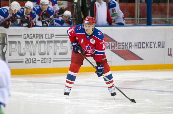 Hockey match CSKA-LEV PRAHA — Stock Photo, Image