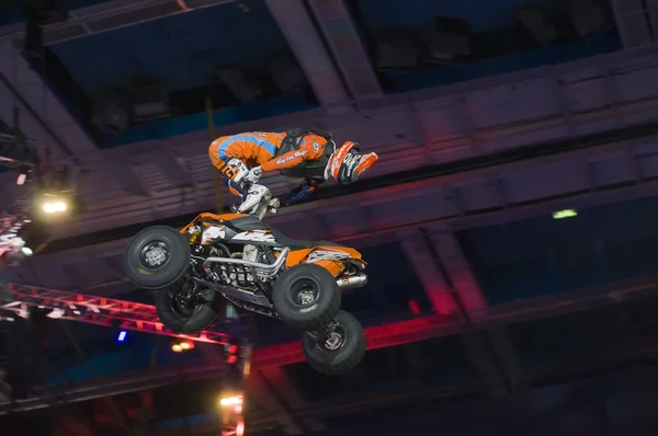 Hugo Ariazu doing tricks on his ATV