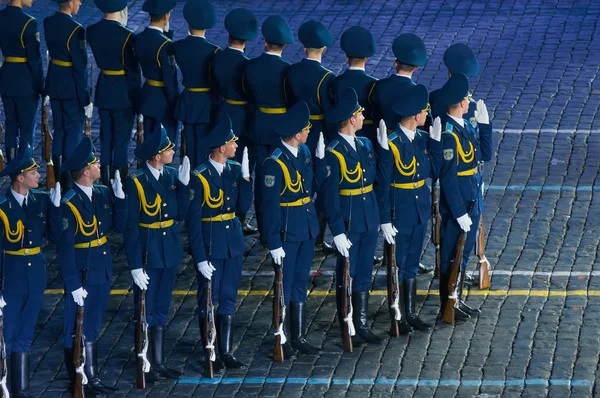 Guardia d'onore Forze armate della Repubblica di Bielorussia — Foto Stock