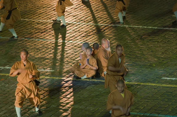 Monks of the Shaolin monastery (China) — Stock Photo, Image