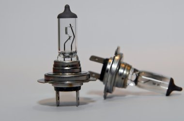 elektrikli otomobil ampuller yaratıcılık kavramı