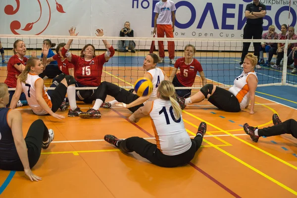 Vergadering volleybal — Stockfoto