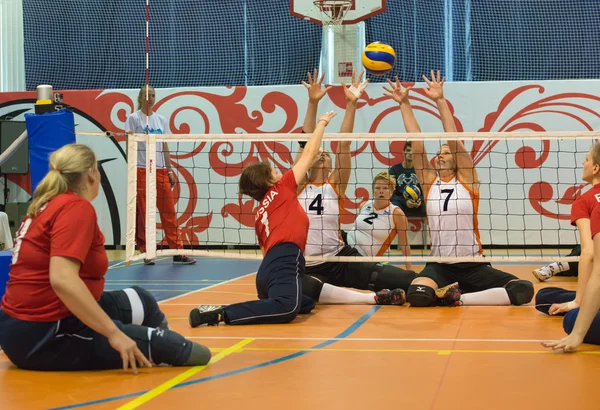 Vergadering volleybal — Stockfoto