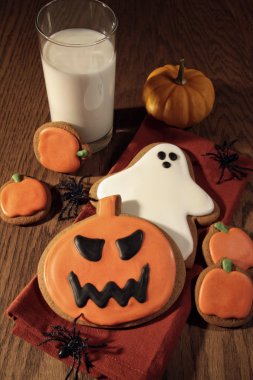 taze pişmiş çerezleri için halloween eğlenceli