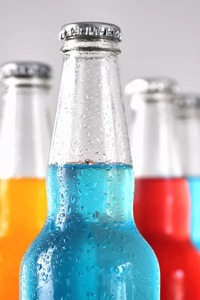 Closeup of summer drinks with ice — Stock Photo, Image