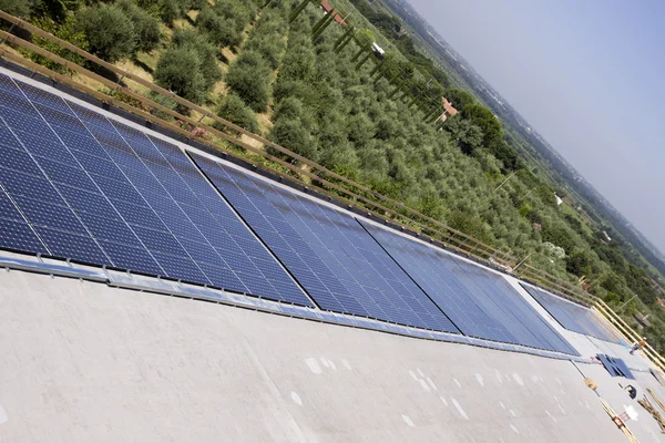 太陽光発電パネル — ストック写真