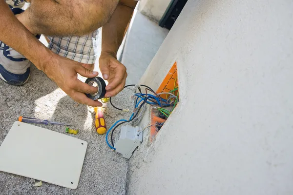 Eletricista — Fotografia de Stock