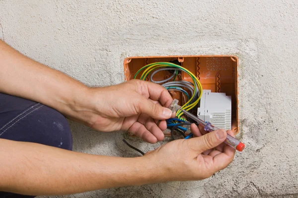 Electrician — Stock Photo, Image