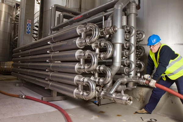 Pipeline craftsman — Stock Photo, Image