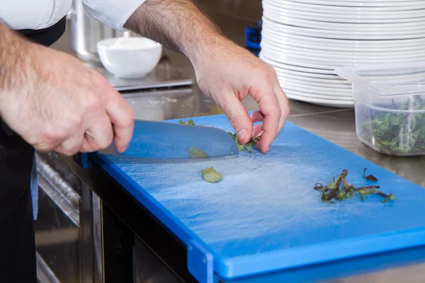 Matlagning i köket — Stockfoto