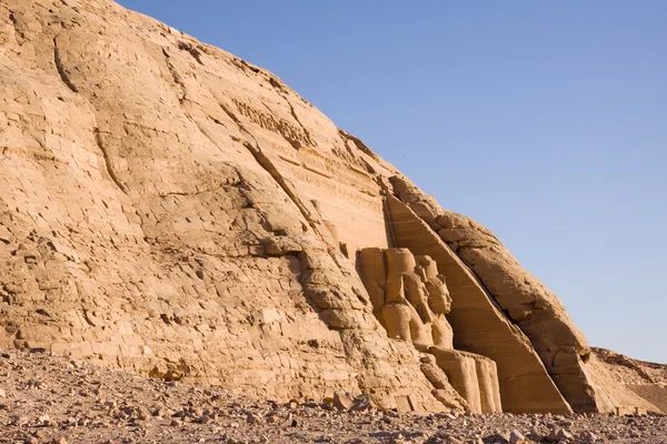 Ruínas antigas e estátuas de Abu Simbel — Fotografia de Stock