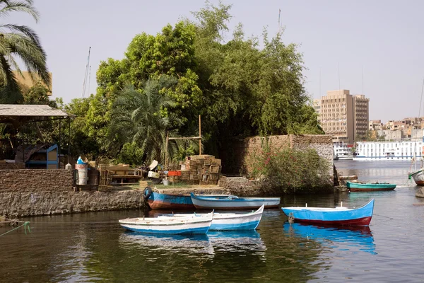 Boats on the river — Stock Photo, Image