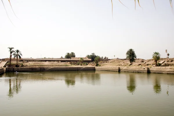 Vue du bord de la rivière de nile — Photo