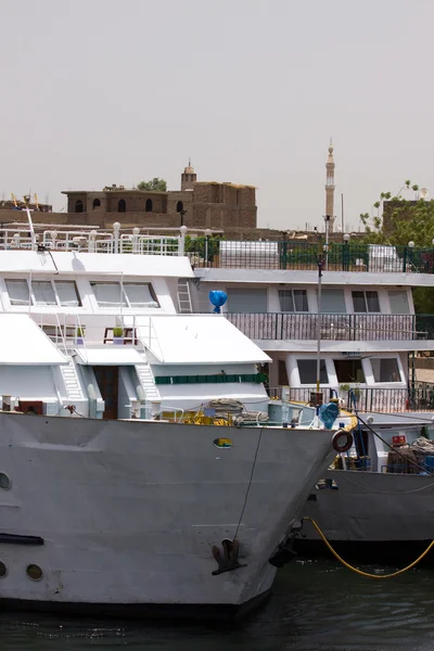 Navio no rio Nilo — Fotografia de Stock