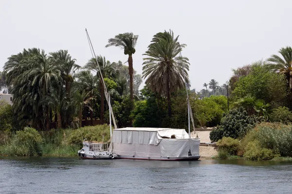Navio no rio Nilo — Fotografia de Stock