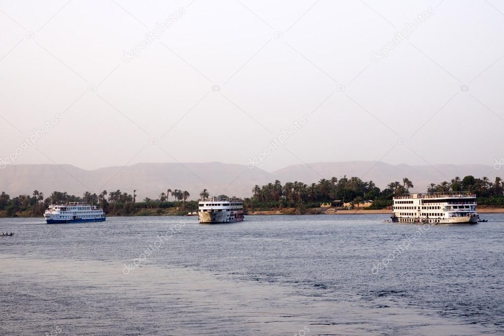 Ship on the river Nile