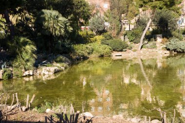 Lake near La Sagrada Familia