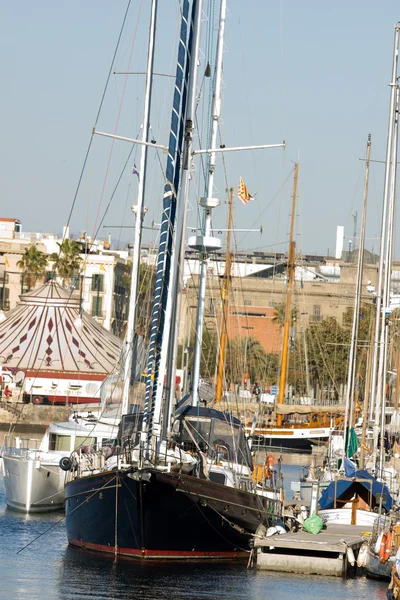 Old black ship — Stock Photo, Image