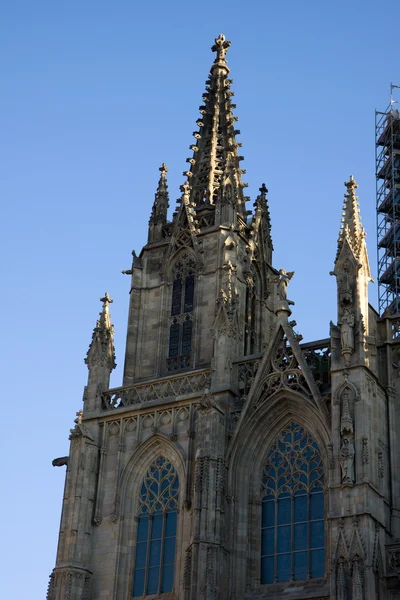 Собор Святого Креста и Святой Эулалии — стоковое фото