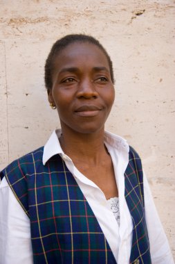 Genç Afrika öğrenci