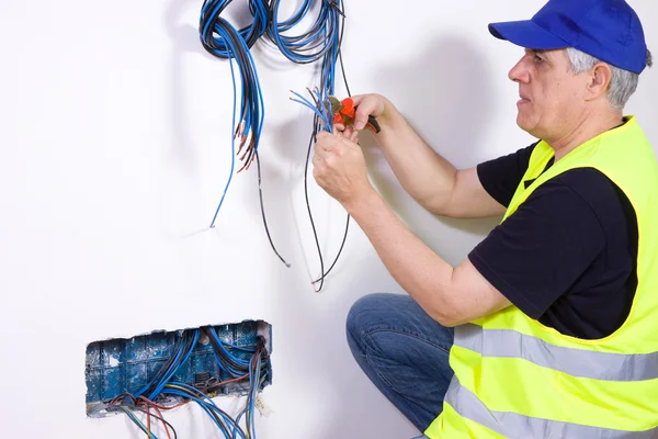 Eletricista — Fotografia de Stock