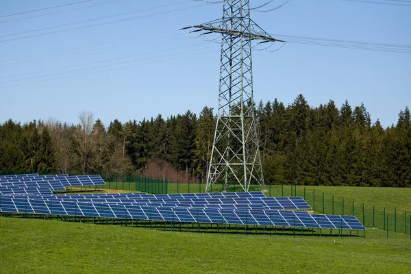 Energia solar na Alemanha — Fotografia de Stock