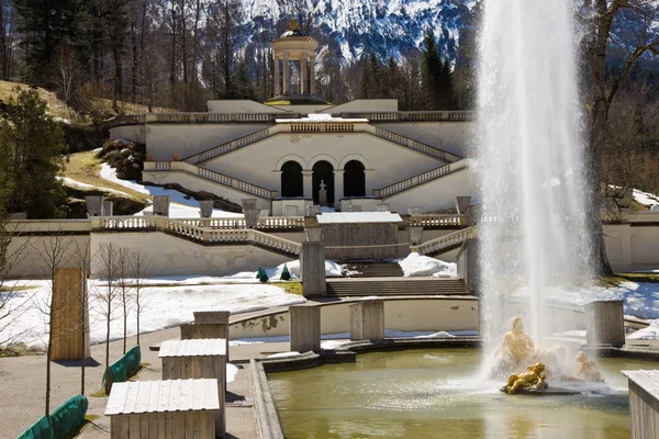 Zamek Linderhof — Zdjęcie stockowe